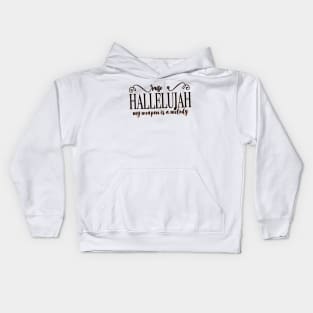 I Raise a Hallelujah Kids Hoodie